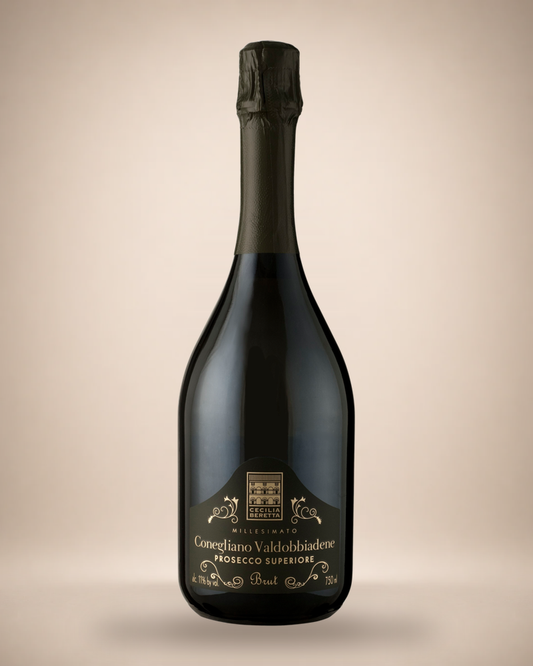 Cecilia Beretta Prosecco Superiore DOCG Conegliano Valdobbiadene 2024 Freisteller