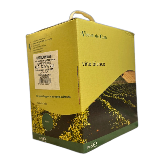 Chardonnay IGT Terre Siciliane 5 Liter Bag in Box