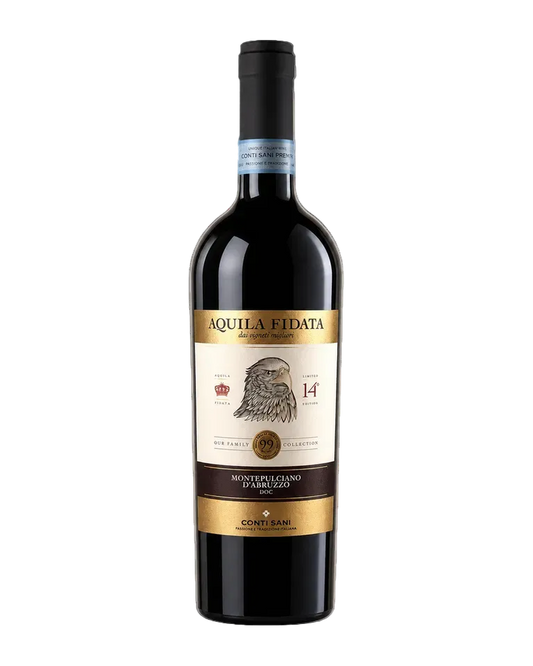 Conti Sani Aquila Fidata Montepulciano d'Abruzzo DOC 2020 Freisteller