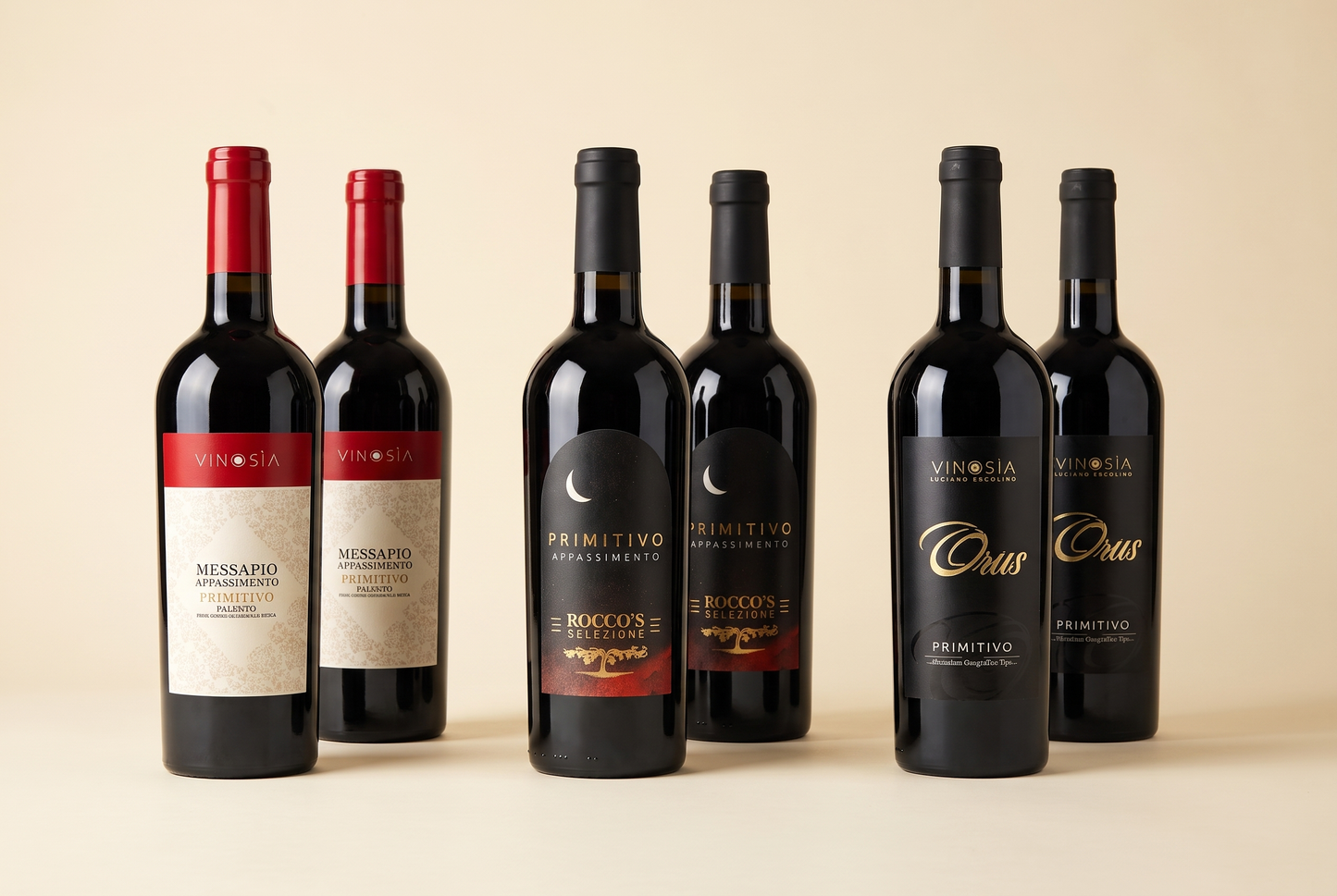 Vorteilspaket Primitivo 12er – Vorratskarton mit drei Primitivo-Stilen