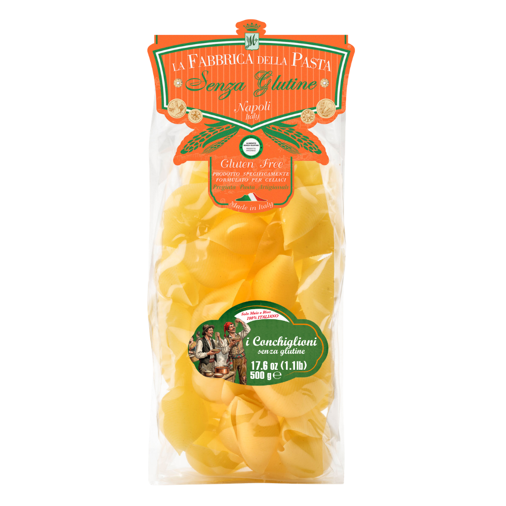 ‘e Conchiglioni Senza Glutine 500 g – Verpackung