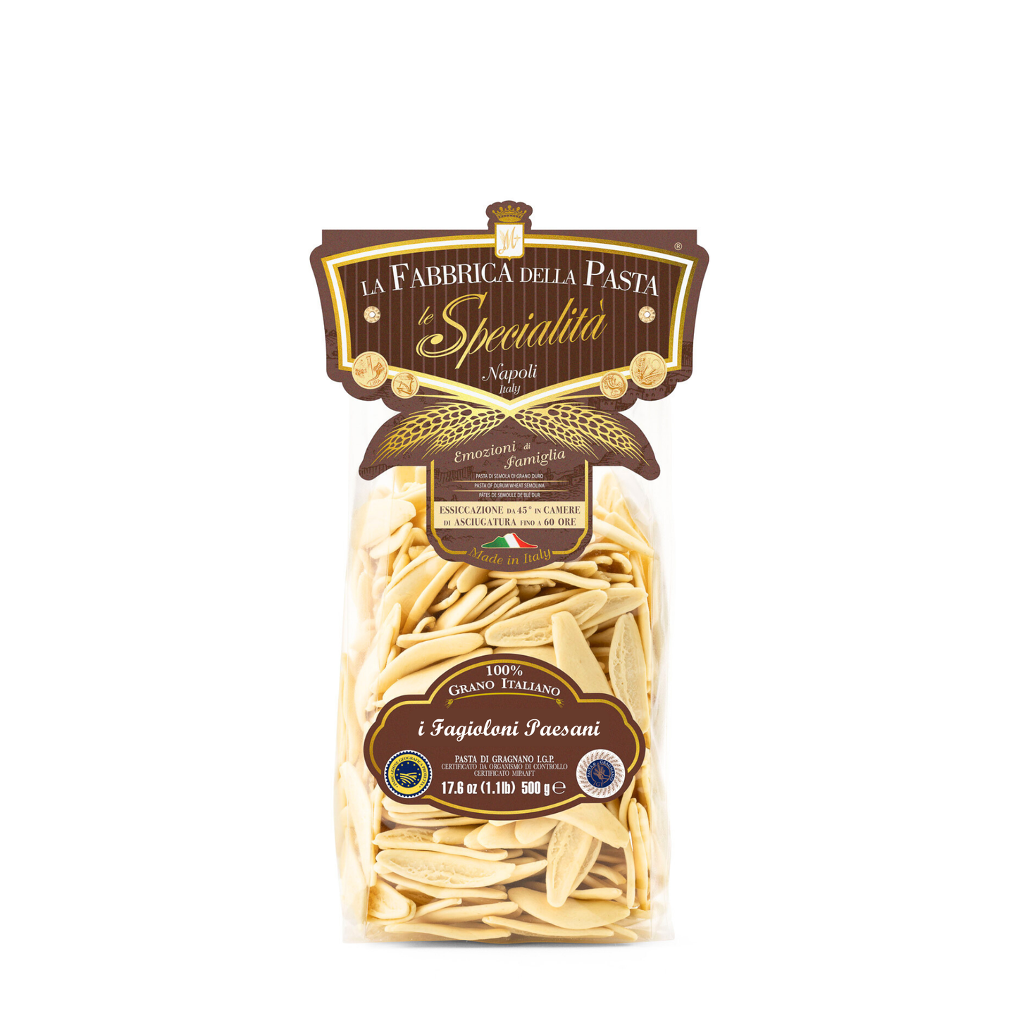 i Fagioloni Paesani 500 g – Verpackung