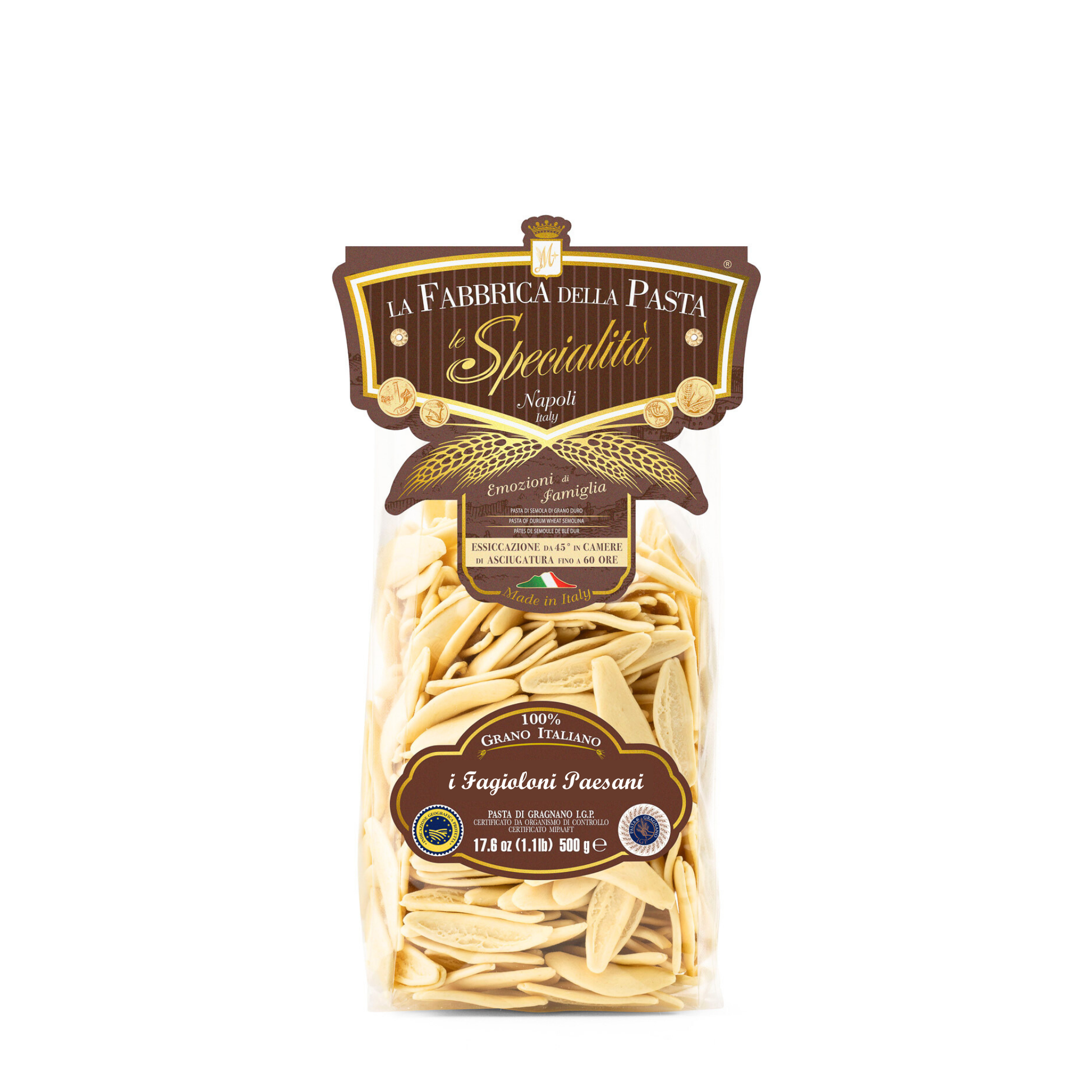 i Fagioloni Paesani 500 g – Verpackung