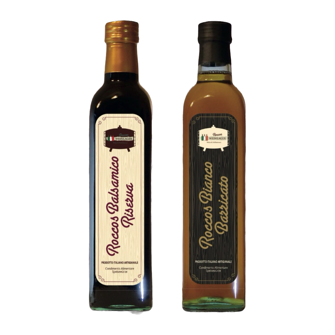 Kombipaket Roccos Bianco Barricato und Roccos Balsamico Riserva