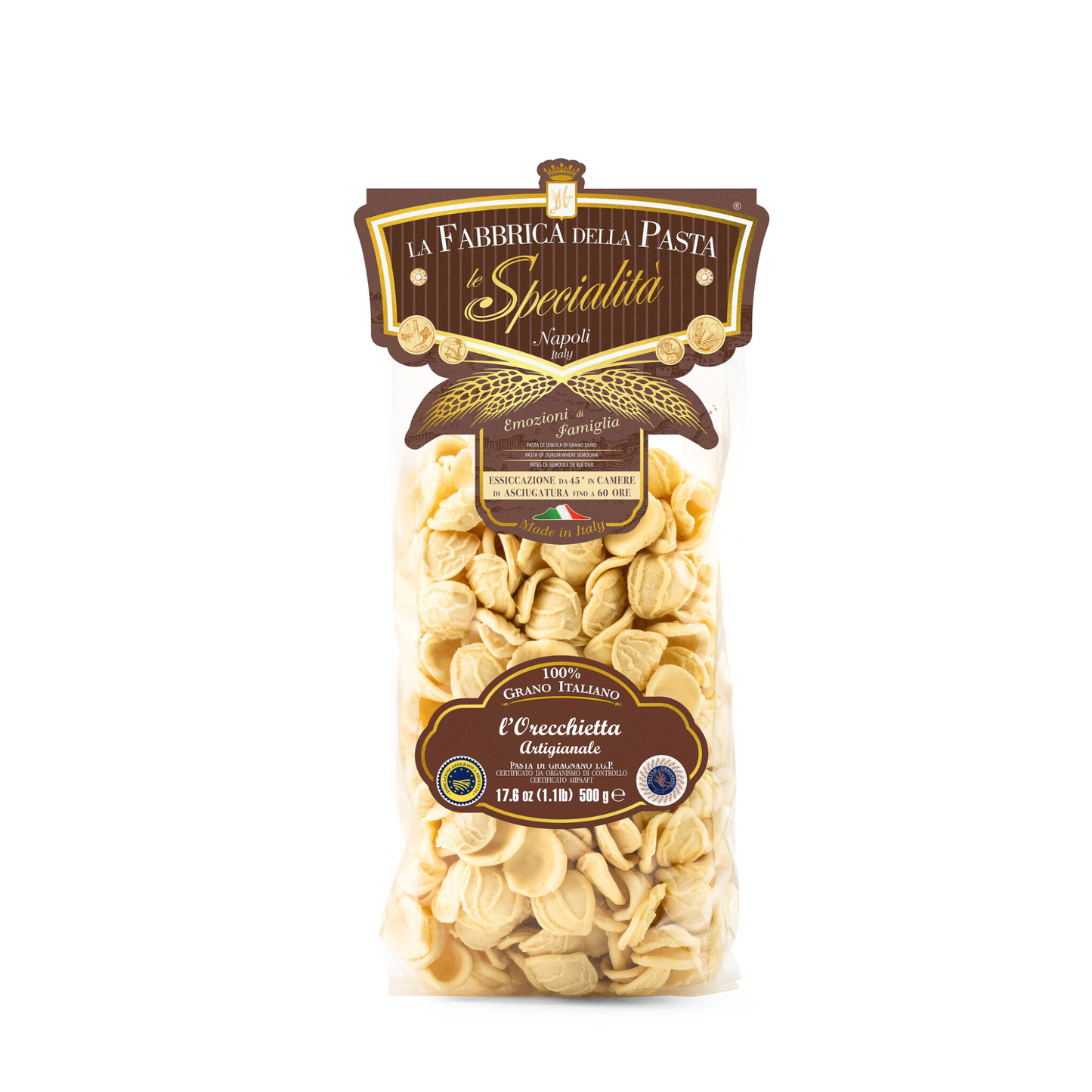 l'Orecchietta Artigianale 500 g – Verpackung