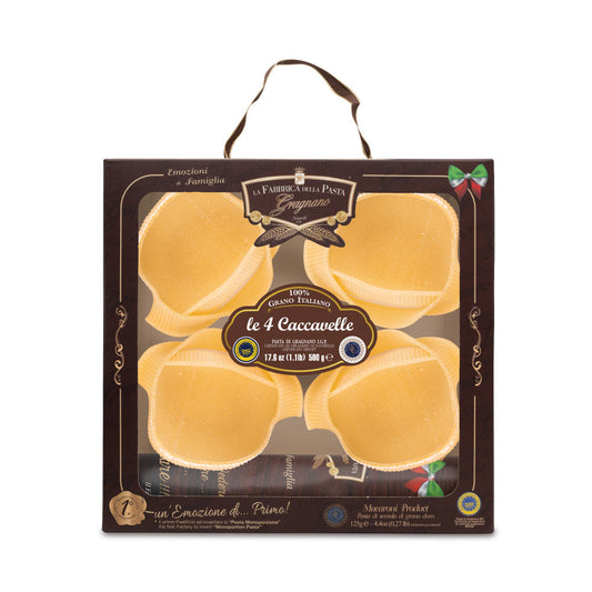 Le 4 Caccavelle – 4er Geschenkbox 125 g – Verpackung