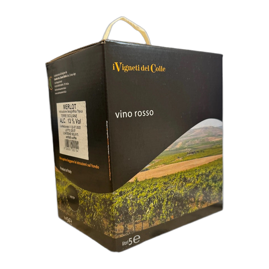 Merlot IGT Terre Siciliane 5 Liter Bag in Box