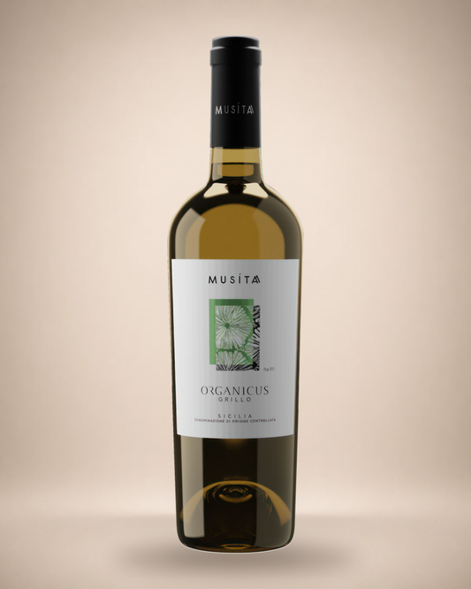 Musita Organicus Grillo DOC Sicilia Bio 2025 Freisteller