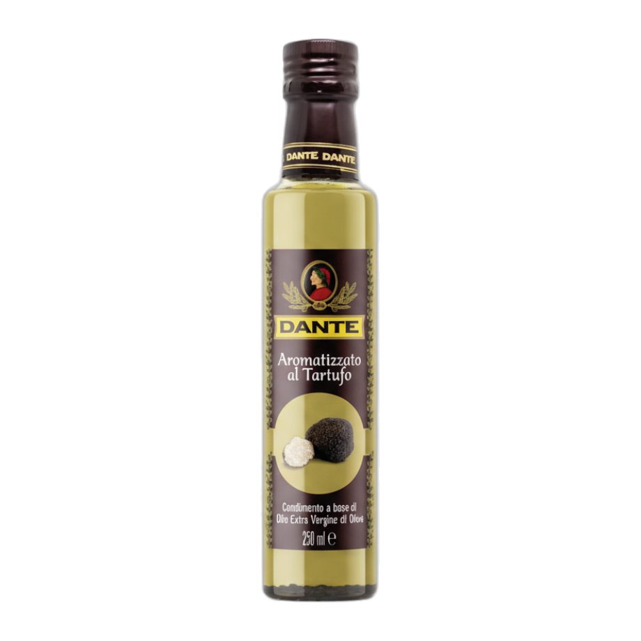 Olio Dante Trüffelöl natives Olivenöl extra vergine mit schwarzem Trüffel 250 ml