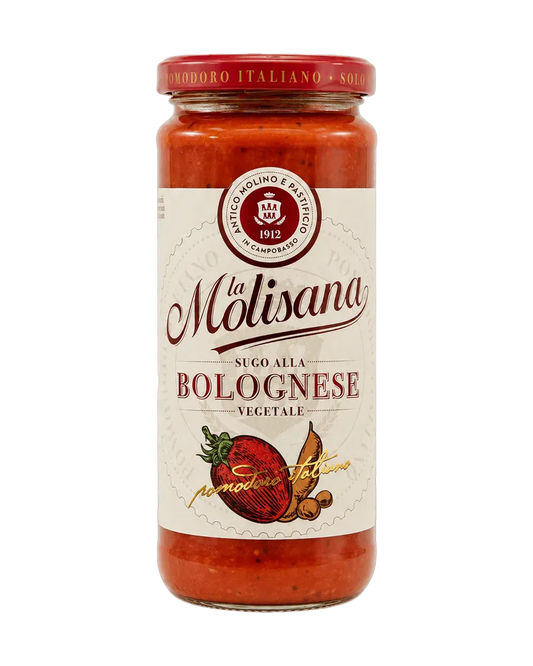 La Molisana Sugo alla Bolognese Vegetale, Glas fleischlose Bolognese, 340 g