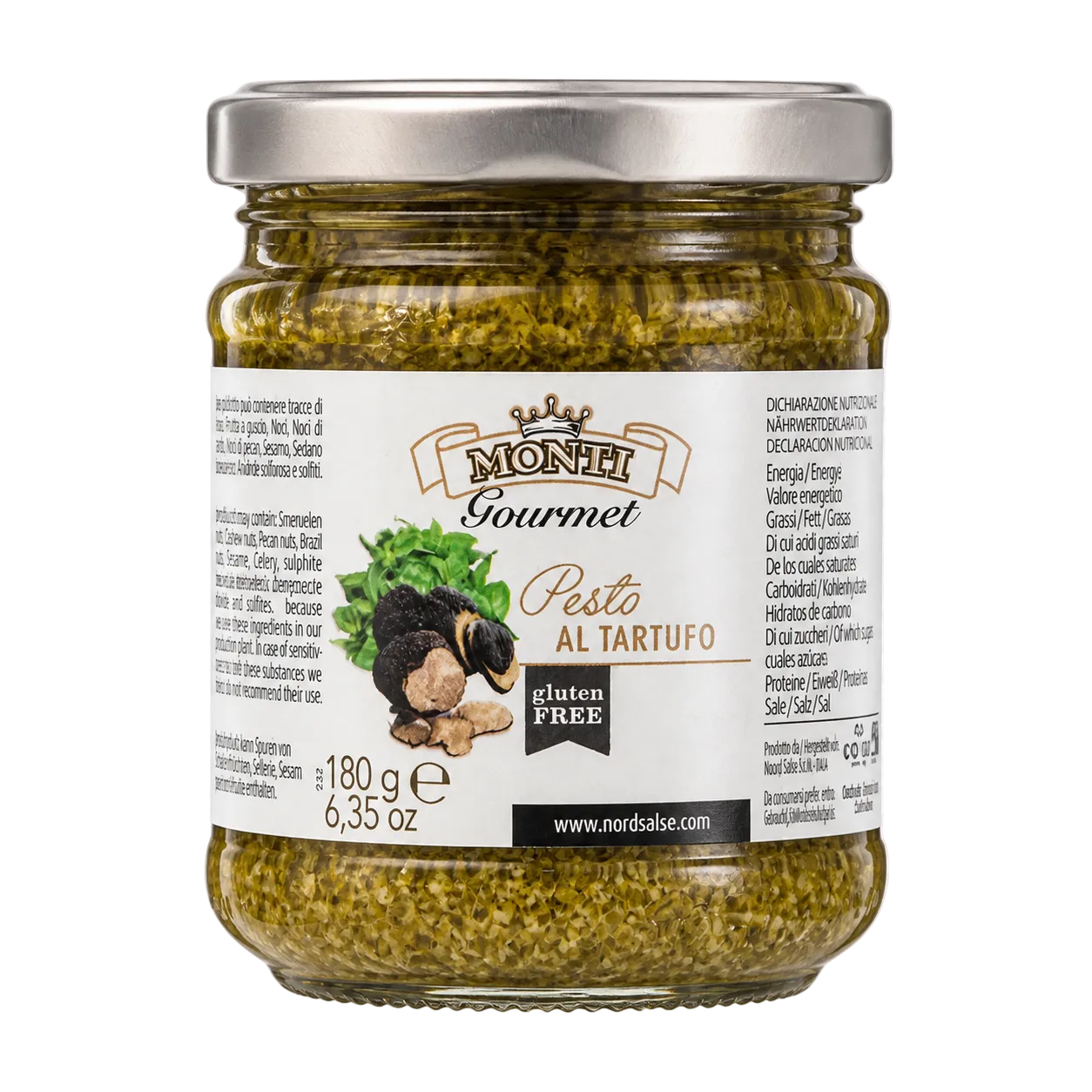 Monti Gourmet Pesto al Tartufo 180 g Glas