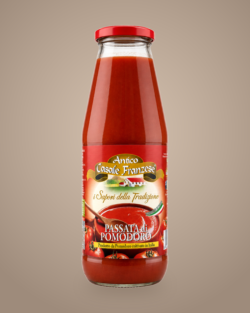 Antico Casale Franzese Passata di Pomodoro, Flasche mit passierten Tomaten