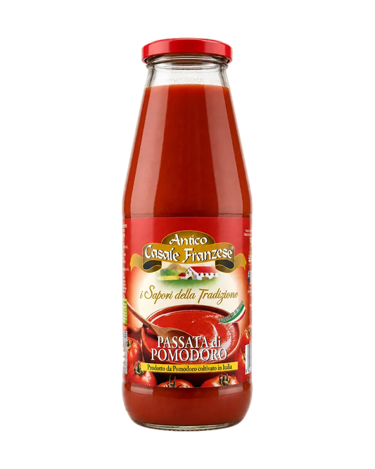 Antico Casale Franzese Passata di Pomodoro, Flasche mit passierten Tomaten