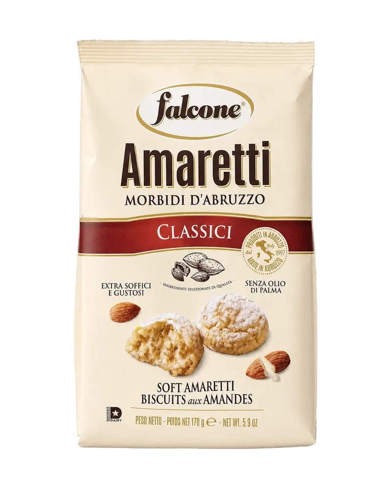 Falcone Amaretti Morbidi d'Abruzzo Classici, Packung 170 g