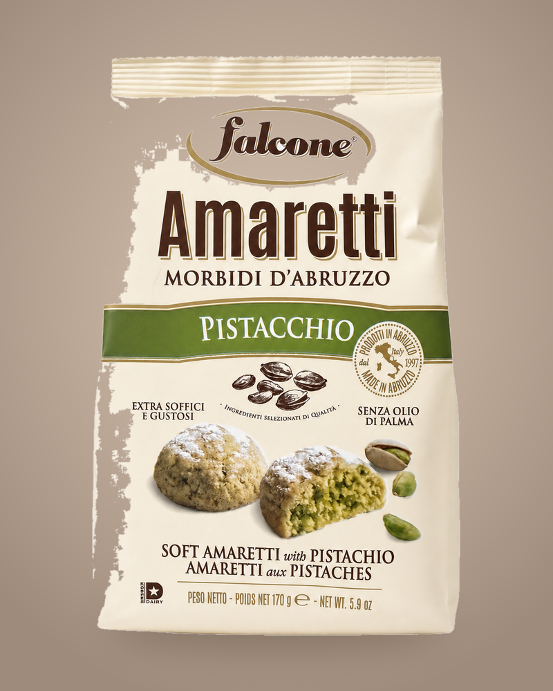 Falcone Amaretti Morbidi d'Abruzzo Pistacchio, Packung 170 g