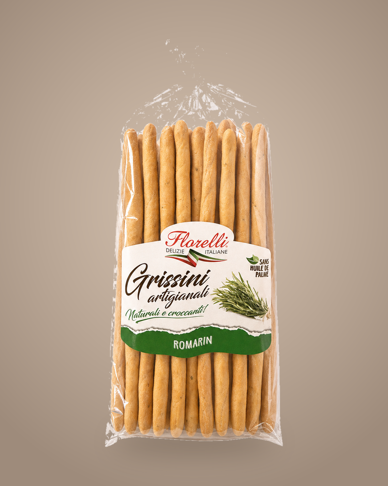 Florelli Grissini artigianali mit Rosmarin, Beutel 300 g