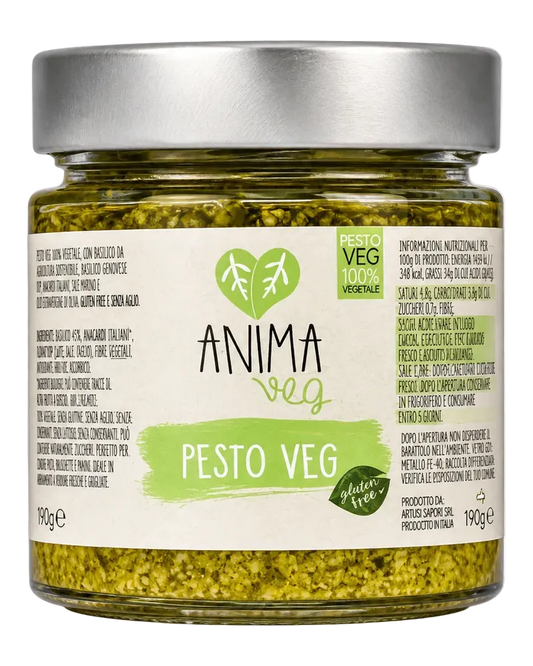 Anima Veg Pesto Veg (veganes Basilikumpesto) 190 g Freisteller