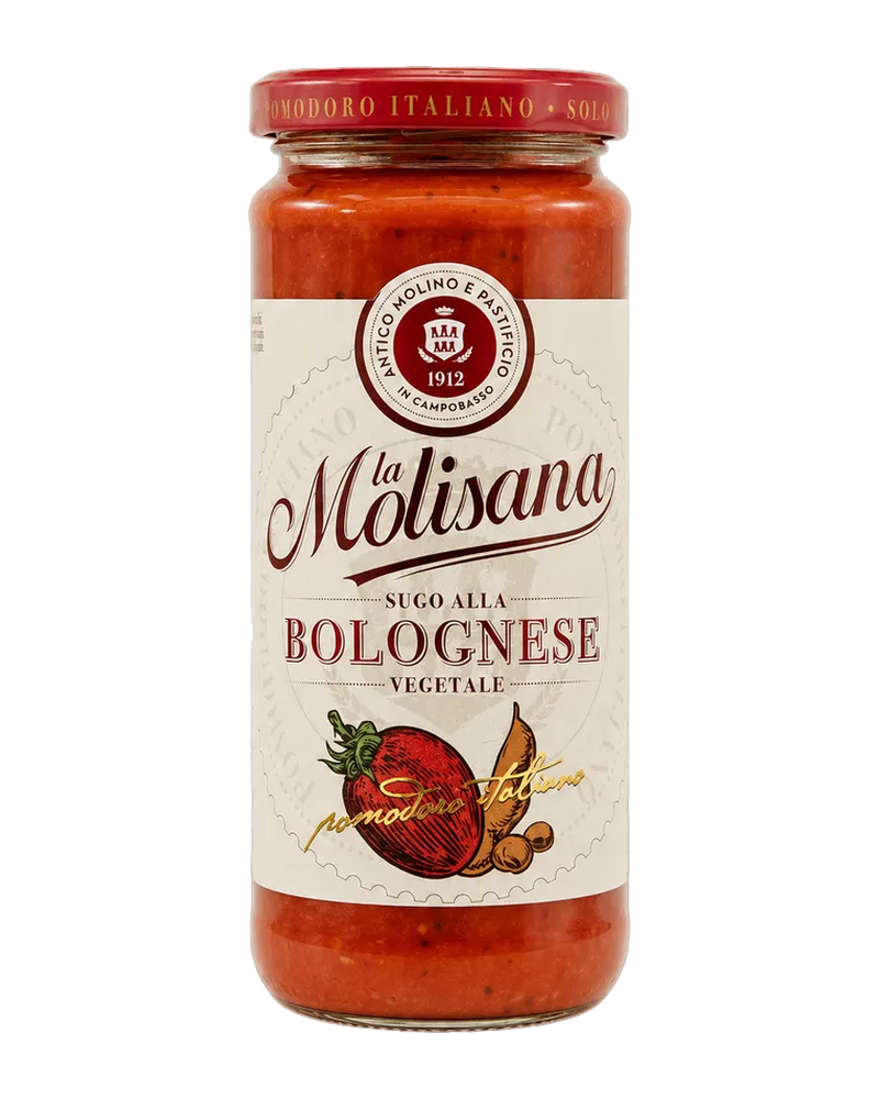 La Molisana Sugo alla Bolognese Vegetale fleischlose Bolognese 340 g Freisteller