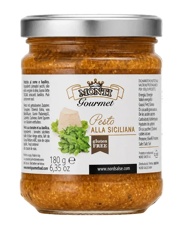 Monti Gourmet Pesto alla Siciliana 180 g Freisteller