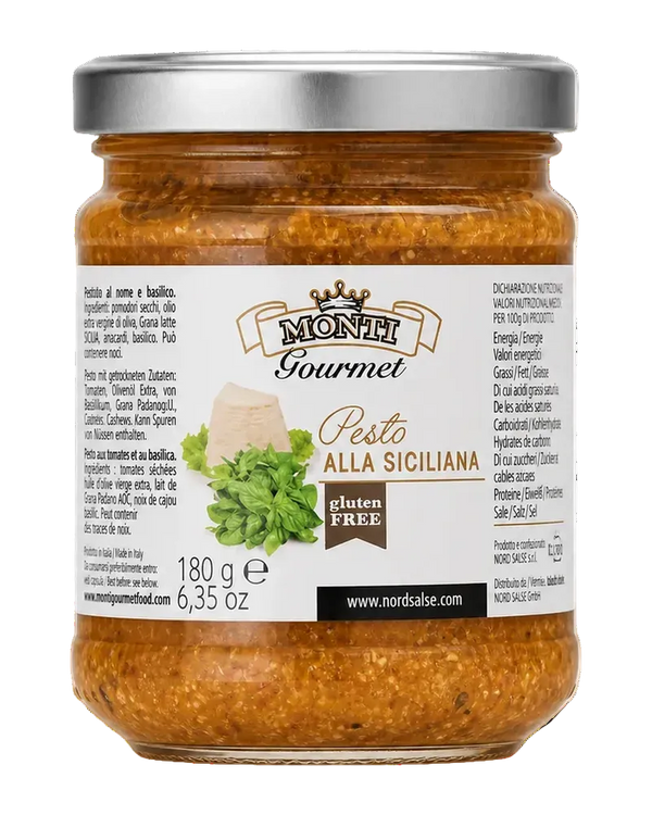 Monti Gourmet Pesto alla Siciliana 180 g Freisteller