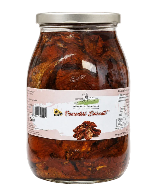 Raffaele Giordano Pomodori Essiccati getrocknete Tomaten in Öl 1000 g Freisteller