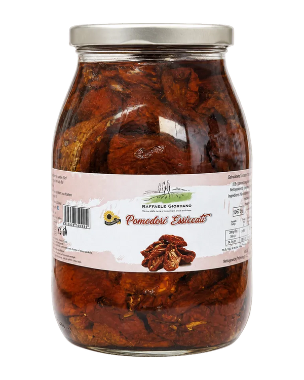 Raffaele Giordano Pomodori Essiccati getrocknete Tomaten in Öl 1000 g Freisteller
