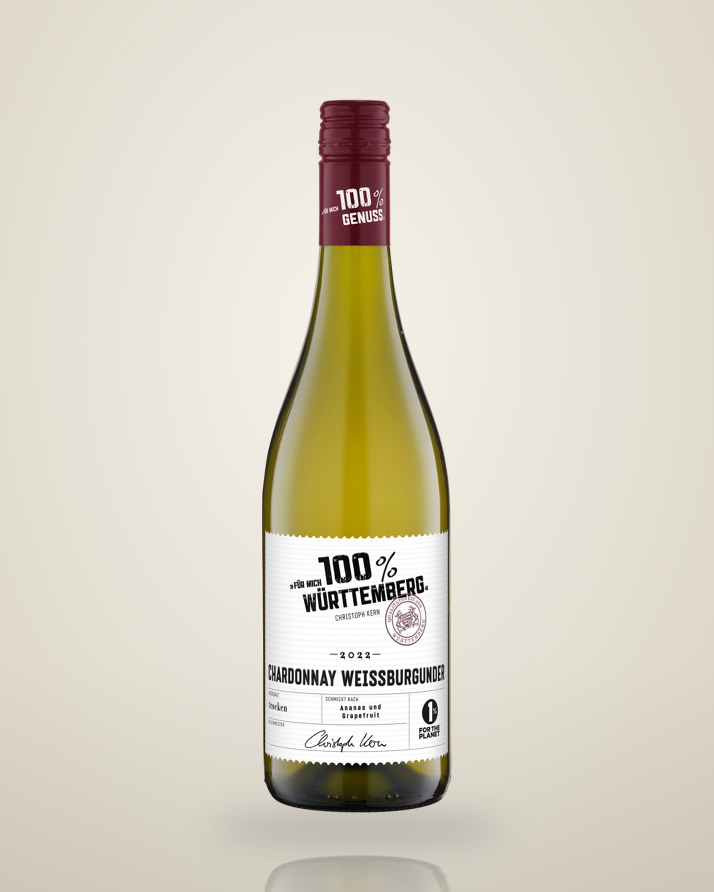 Für mich 100% Württemberg Chardonnay/Weissburgunder 2022