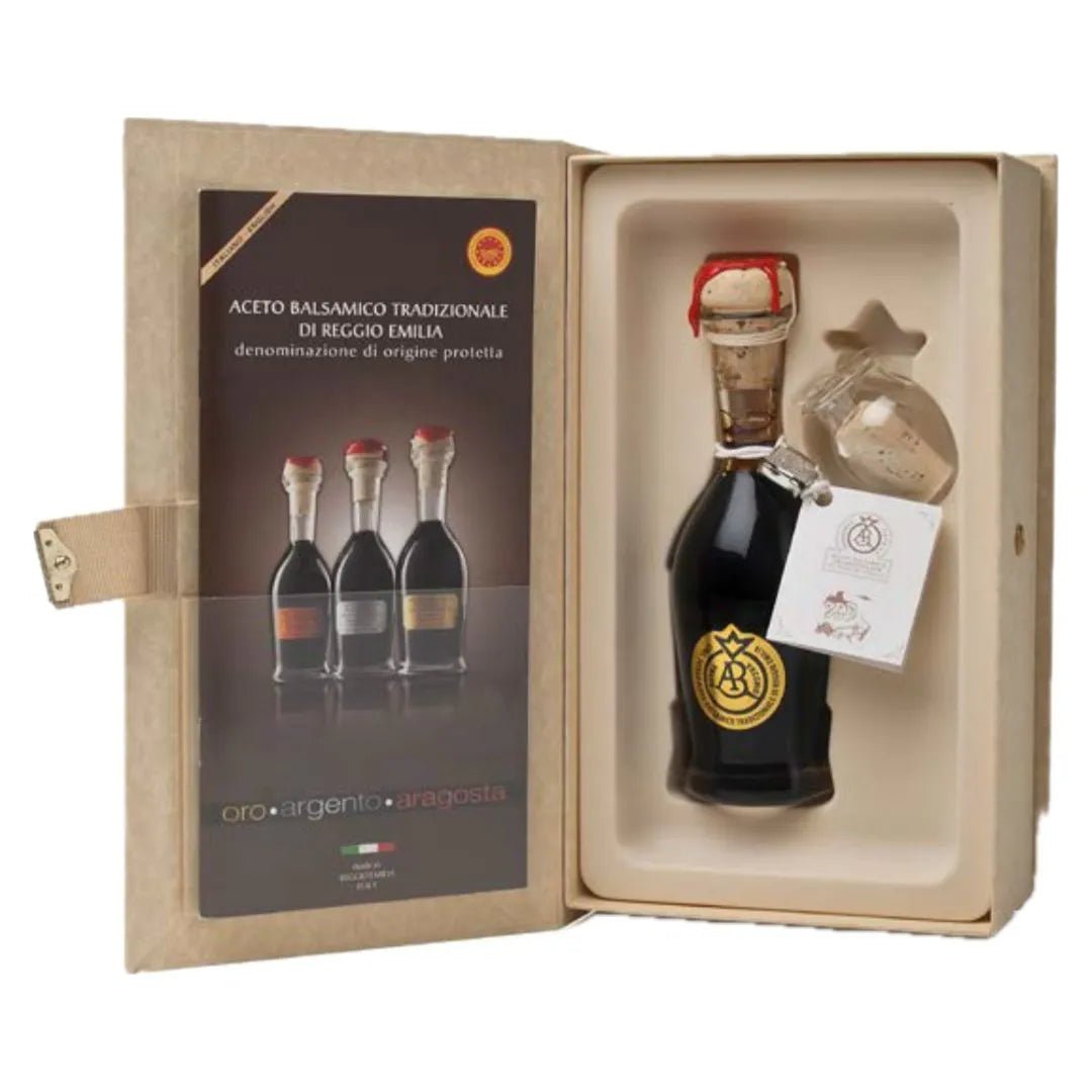 Aceto Balsamico Tradizionale Di Reggio Emilia D.O.P. Oro mind. 25 Jahre gereift (mehr als 300 Punkte) - Roccos Weinlager