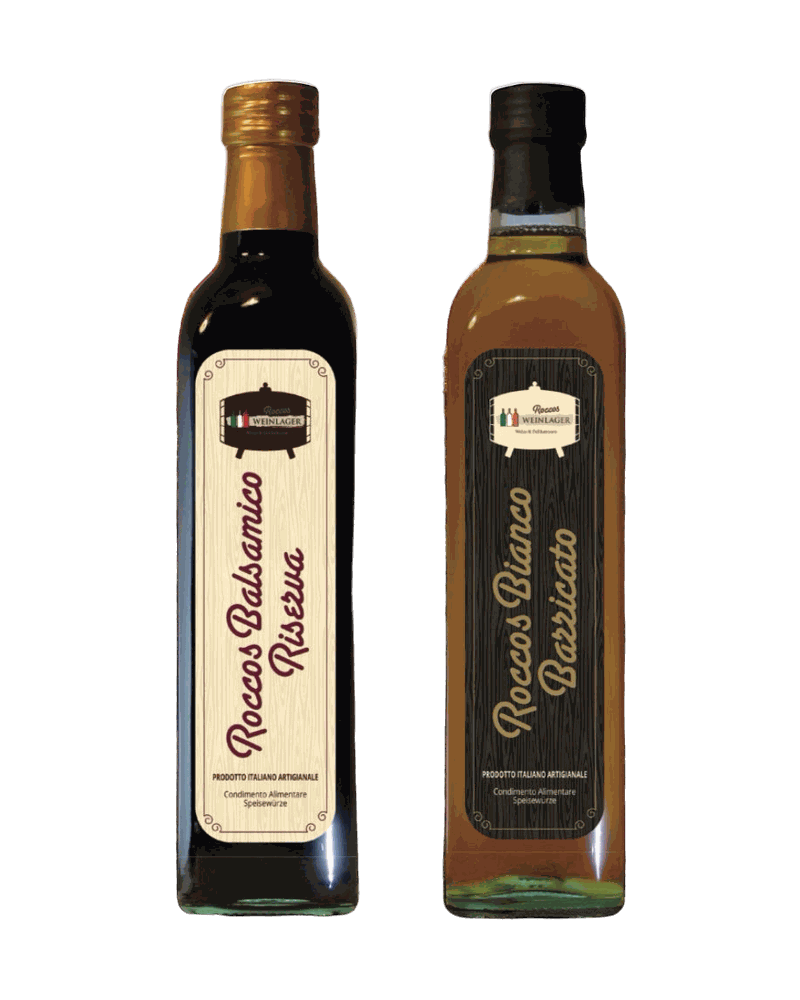 Kombipaket Roccos Bianco Barricato und Roccos Balsamico Riserva